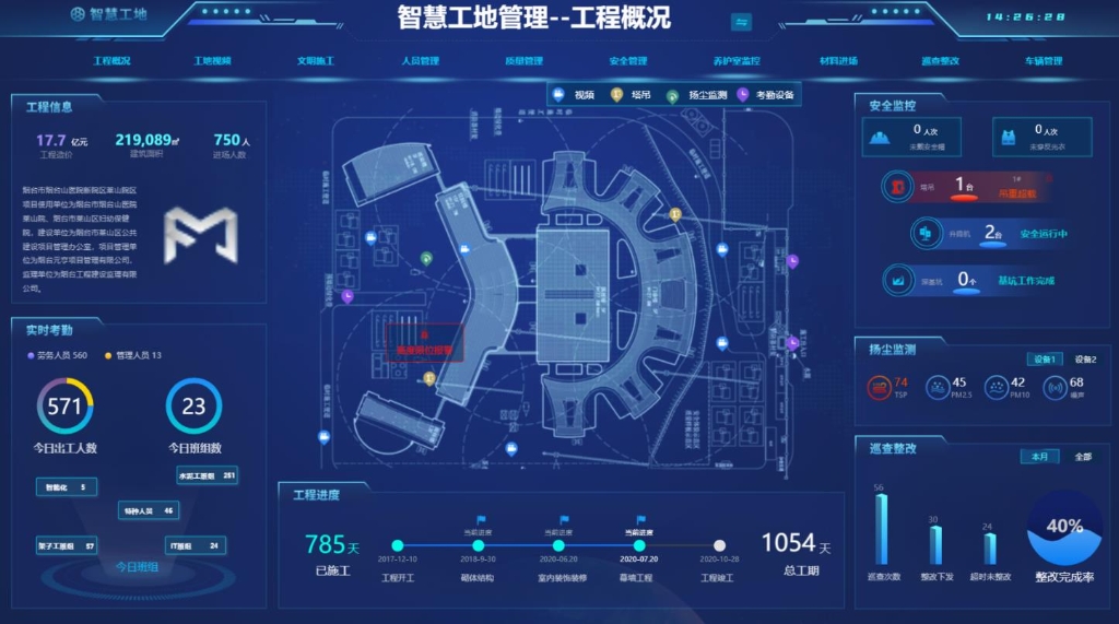 智慧工地管理--工程概况