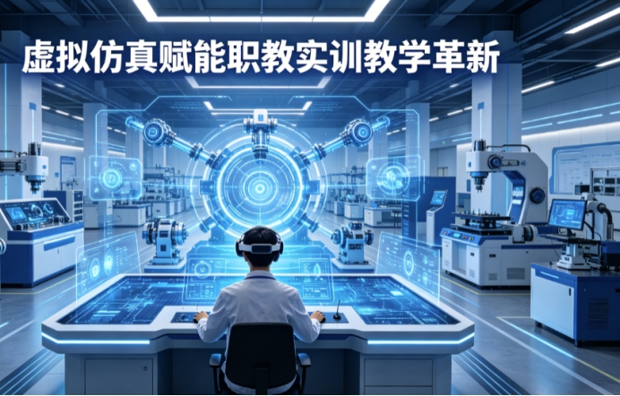 虚拟仿真赋能职教实训教学革新