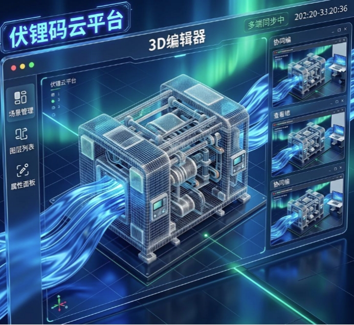 三维编辑器降低虚拟场景创作门槛