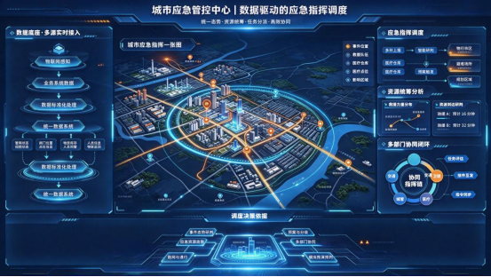 数据驱动下的应急指挥调度与资源统筹